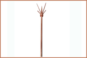 MS Copper Bonded Conventional type Lightning Arrester In Gujarat